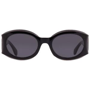Dark Grey Oval Sunglasses SF2008S 001