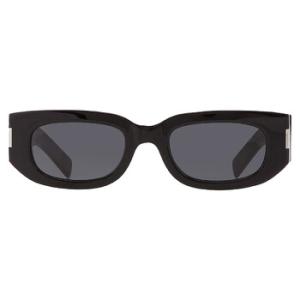 Dark Grey Oval Sunglasses SL 697 001