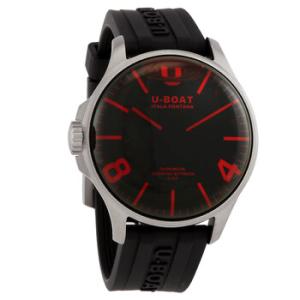 Darkmoon Red Glass Quartz Black Dial Watch