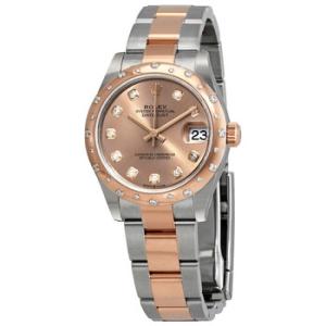 DateJust 31 Automatic Stainless Steel 18kt Everose Gold Oyster Watch 278341PDO