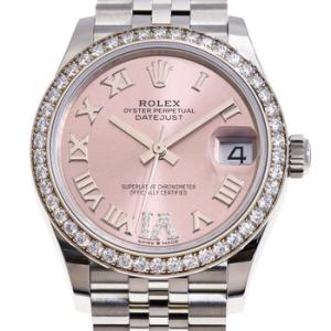 Datejust 31 Automatic Diamond Pink Dial Watch 278384PRDJ
