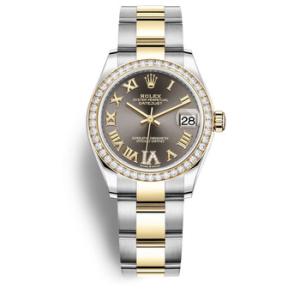 Datejust 31 Grey Dial Steel and 18kt Yellow Gold Oyster Watch 278383GYRDO