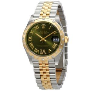 Datejust 31 Olive Green Dial Automatic Steel and 18kt Yellow Gold Jubilee Watch 278343GNRDJ