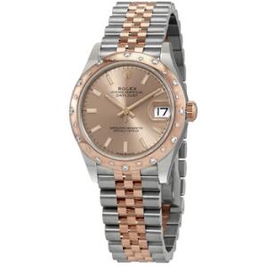 Datejust 31 Rose Dial Automatic Steel and 18kt Rose Gold Oyster Watch 278341PSO