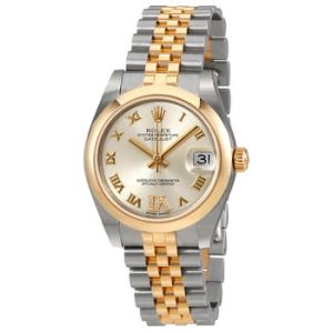 Datejust 31 Silver Dial Steel and 18K Yellow Gold Watch 178243SRDJ