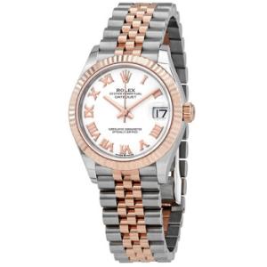 Datejust 31 White Dial Automatic Steel and 18kt Everose Gold Jubilee Watch 278271AURDJ
