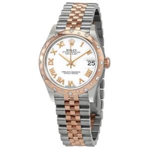 Datejust 31 White Dial Steel and 18kt Everose Gold Jubilee Watch 278341WRJ
