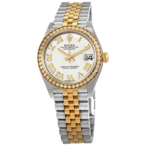 Datejust 31 White Dial Steel and 18kt Yellow Gold Jubilee Watch 278383WRJ