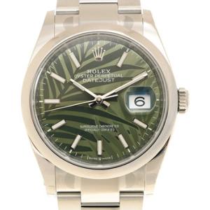 Datejust 36 Automatic Olive Green Palm Watch 126200GNSPLMO
