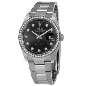 Datejust 36 Black Diamond Dial Automatic Oyster Watch 126284BKDO
