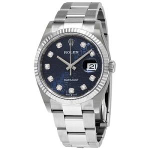 Datejust 36 Blue Jubilee Diamond Dial Oyster Watch 126234BLJDO