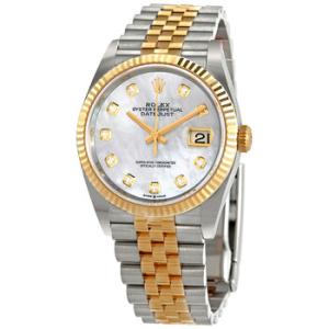 Datejust 36 Mother of Pearl Diamond Dial Watch 126233MDJ