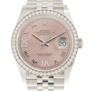 Datejust 36 Pink Diamond Dial Automatic Jubilee Watch 126284PRDJ