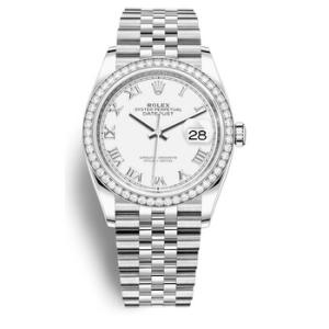 Datejust 36 White Dial Automatic Jubilee Watch 126284WRJ