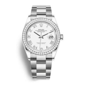 Datejust 36 White Dial Automatic Oyster Watch 126284WRO