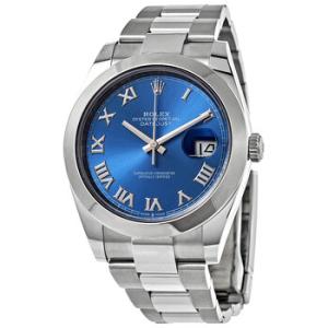 Datejust 41 Automatic Blue Dial Stainless Steel Watch 126300