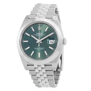 Datejust 41 Mint Green Dial Automatic Jubilee Watch M1263000020