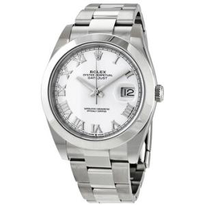 Datejust 41 White Dial Automatic Oyster Watch 126300WSO