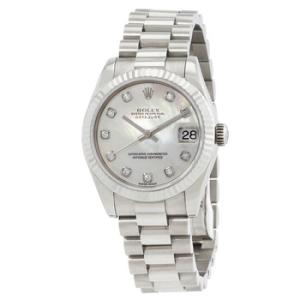 Datejust Automatic Diamond White Mother of Pearl Dial Watch