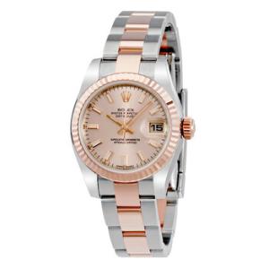 Datejust Automatic Stainless Steel w 18kt Rose Gold Watch179171PSO