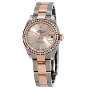 Datejust Automatic Steel and 18K Everose Gold Oyster Watch 279381RBR