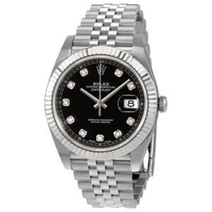 Datejust Black Diamond Dial Automatic Jubilee Watch 126334BKDJ