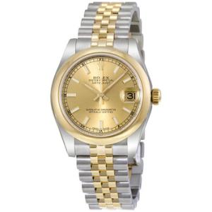 Datejust Lady 31 Champagne Dial Stainless Steel and 18K Yellow Gold Jubilee Bracelet Automatic Watch 178243CSJ