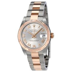 Datejust Lady 31 Grey Dial Stainless Steel and 18K Everose Gold Oyster Bracelet Automatic Watch 178271GRO