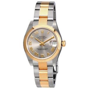 Datejust Lady 31 Grey Dial Stainless Steel and 18K Yellow Gold Oyster Bracelet Automatic Watch 178243GRO