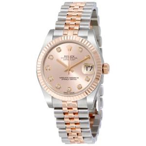 Datejust Lady 31 Pink Dial Stainless Steel and 18K Everose Gold Jubilee Bracelet Automatic Watch 178271PDJ