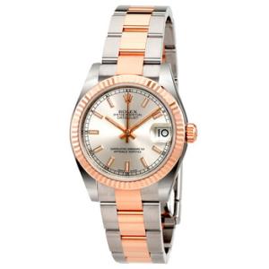 Datejust Lady 31 Silver Dial Stainless Steel and 18K Everose Gold Oyster Bracelet Automatic Watch 178271SSO