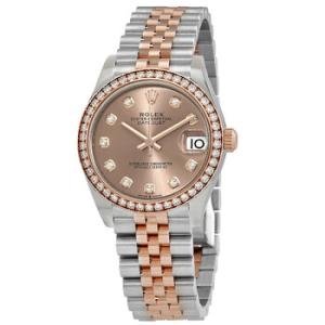 Datejust Rose Diamond Dial Automatic Steel and Everose Gold Jubilee Watch 278381PDJ