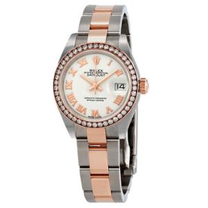 Datejust White Dial Automatic Steel and 18K Oyster Watch 279381WRO