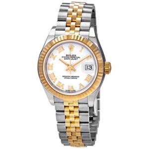 Datejust White Dial Automatic Steel and 18K Yellow Gold Jubilee Watch 279173WRJ