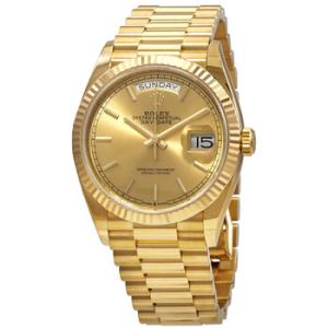 DayDate 36 Champagne Dial 18kt Yellow Gold President Watch 128238CSP