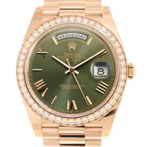 DayDate Automatic Chronometer Diamond Green Dial Watch 228345GRP