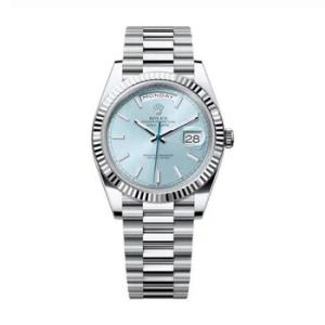 DayDate Automatic Chronometer Ice Blue Dial Watch