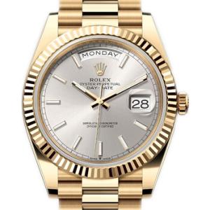 DayDate Automatic Chronometer Silver Dial Watch