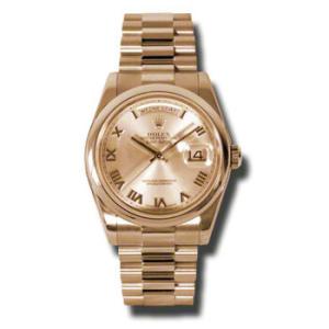 DayDate Champagne Dial 18K Everose Gold President Automatic Watch 118205CRP
