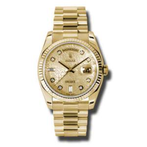 DayDate Champagne Dial 18K Yellow Gold President Automatic Watch 118238CJDP