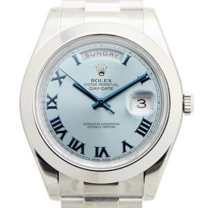 DayDate II Ice Blue Dial Platinum President Automatic Watch 218206IBLRP