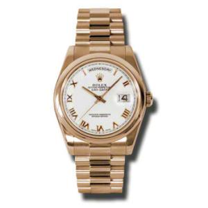DayDate White Dial 18K Everose Gold President Automatic Watch 118205WRP