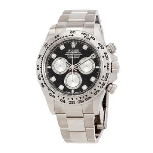 Daytona Chronograph Automatic Diamond Black Dial Watch