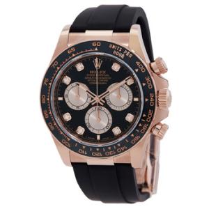 Daytona Chronograph Automatic Diamond Black Dial Watch 126515LN0004