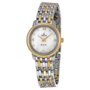 DeVille Prestige Mother of Pearl Diamond Dial Watch