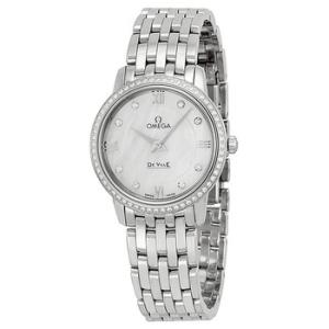 DeVille Prestige Mother of Pearl Diamond Watch