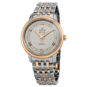 De Ville Automatic Ivory Silvery Diamond Dial Watch 424.20.33.20.52.003