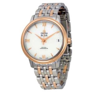 De Ville Automatic Mother of Pearl Dial Stainless Steel and 18kt Rose Gold Watch