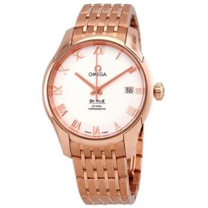 De Ville Chronometer Silver Dial 18K Rose Gold Watch OM43150412102001