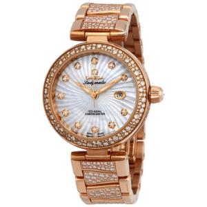 De Ville Ladymatic 18kt Rose Gold Automatic Mother of Pearl Dial Watch 425.65.34.20.55.005